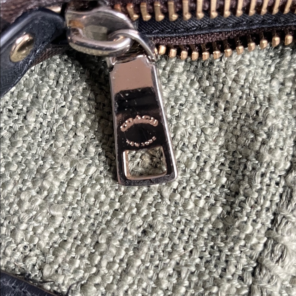 Coach Brown Signature Hobo Bag with Wristlet - Picture 7 of 11
